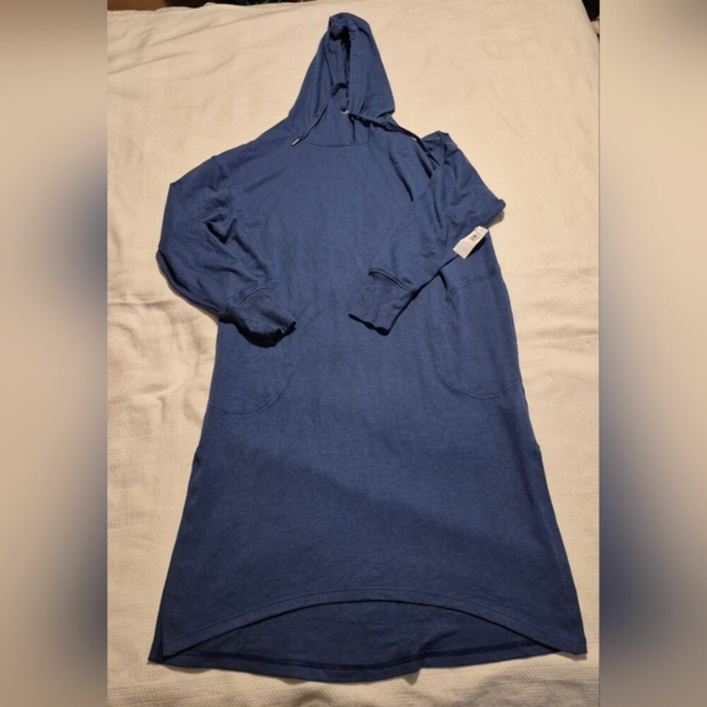Old Navy Live In women's size Small french terry hooded mini shift dress, New